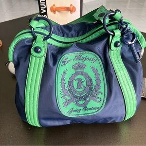 Juicy Couture Blue and Green Women's Bag